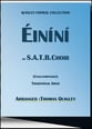 Einini (SATB) SATB choral sheet music cover